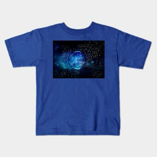 Planetary Soul Blue Kids T-Shirt